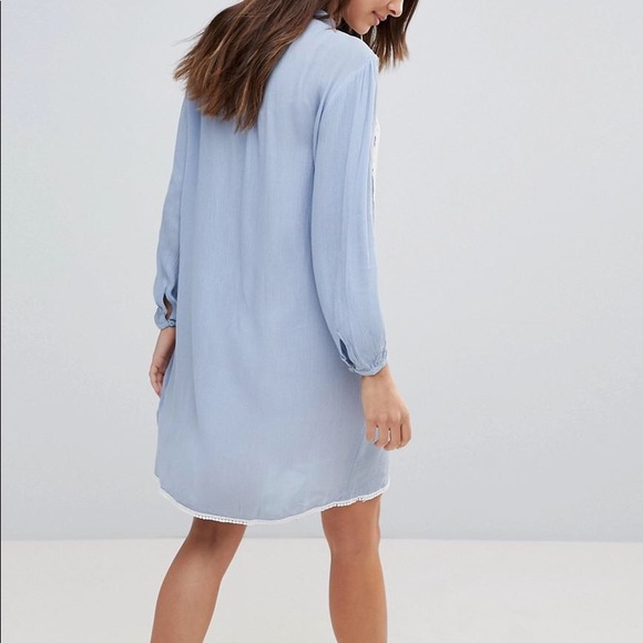 Long sleeve  mini dress. - Picture 2 of 2